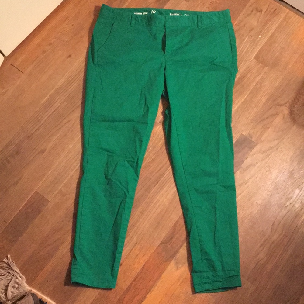 Green Skinny Pants